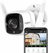 TP-LINK Tapo 4Mp 2K Qhd(2560X1440) Outdoor CCTV Security Wi-Fi Smart Camera -Alexa Enabled -Weath...