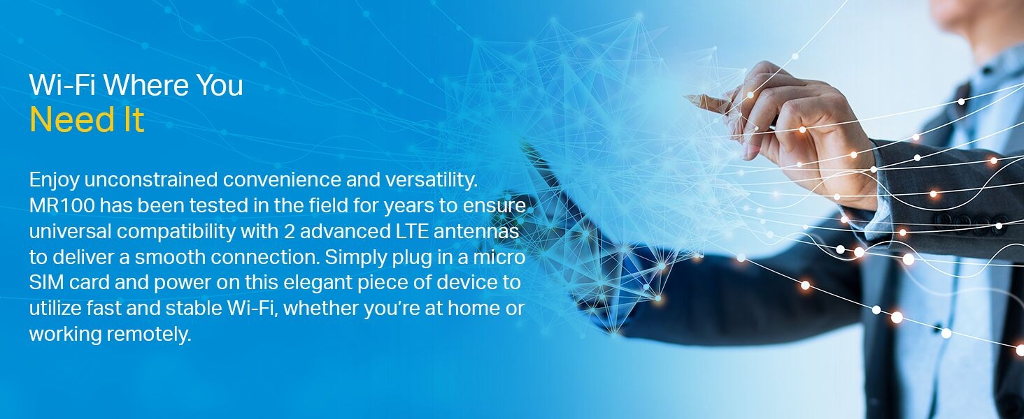 TL-MR100 300 Mbps Wireless N 4G LTE Router