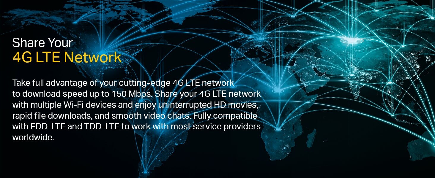 TL-MR100 300 Mbps Wireless N 4G LTE Router