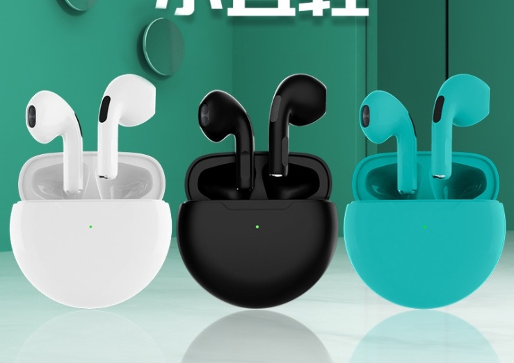 TWS Pro6 Écouteurs stéréo Sans Fil, Touch Control Compatible IOS Et ...
