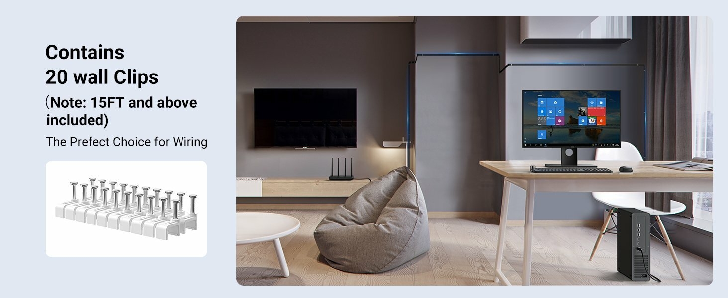 Câble Ugreen Ethernet Flat CAT7 U FTP