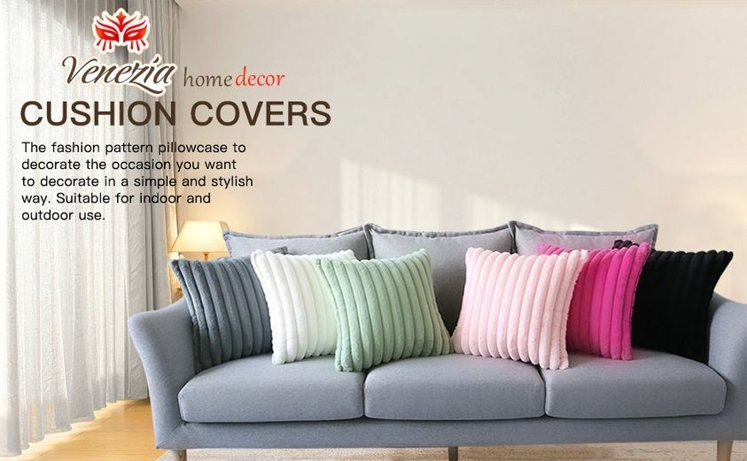 Peut être une image de sofa, intérieur et texte qui dit ’常 Venería home decor CUSHION COVERS The fashion pattern pillowcaseto lowcase decorate the occasion want to decorate tdsmnd in simple stylish way. Suitable for indoor and outdoor use.’
