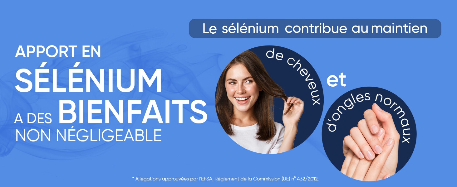 selenium pur selenomethionine cheveux ongles thyroïde zinc comprime bio ace