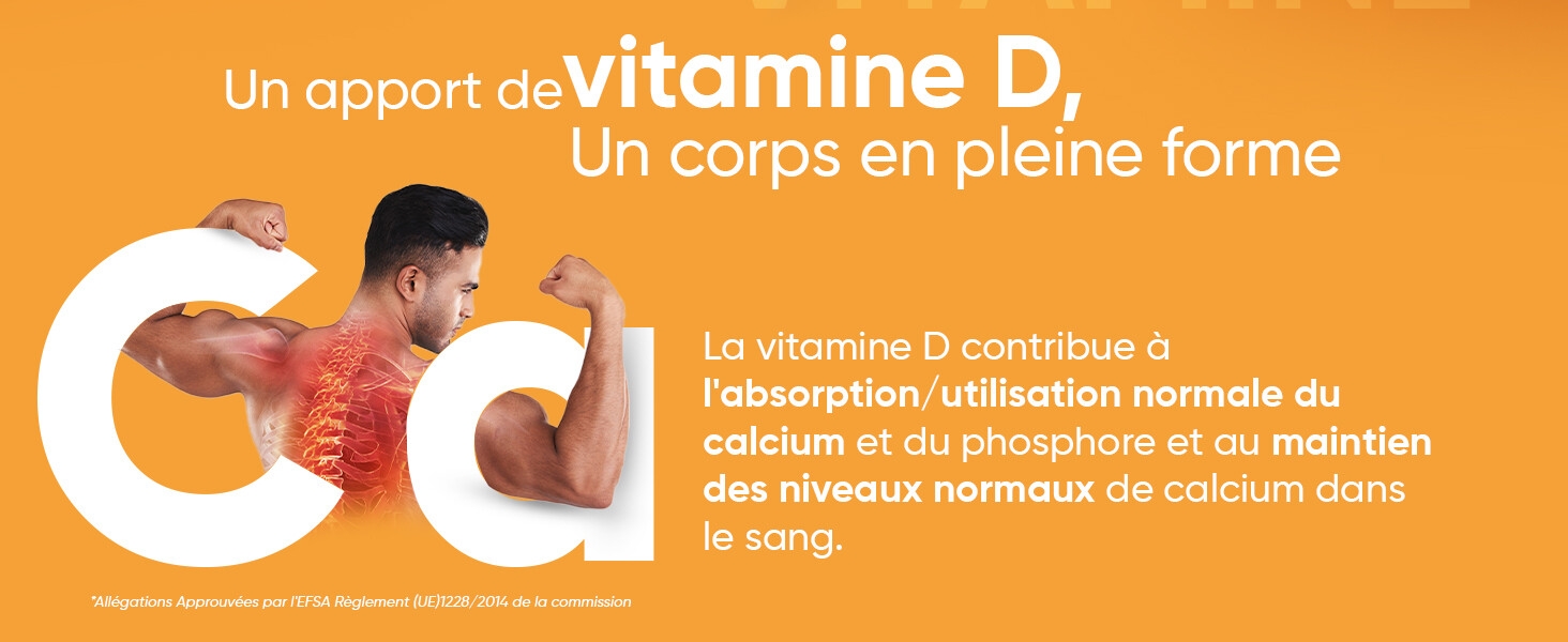 un apport de vitamine d3 pour votre apport en caclium et des os sains
