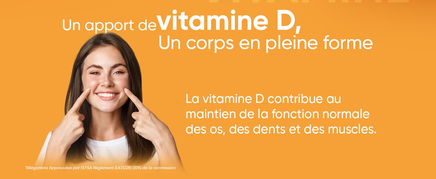 un apport de vitamine d3 pour votre apport en caclium et des os sains