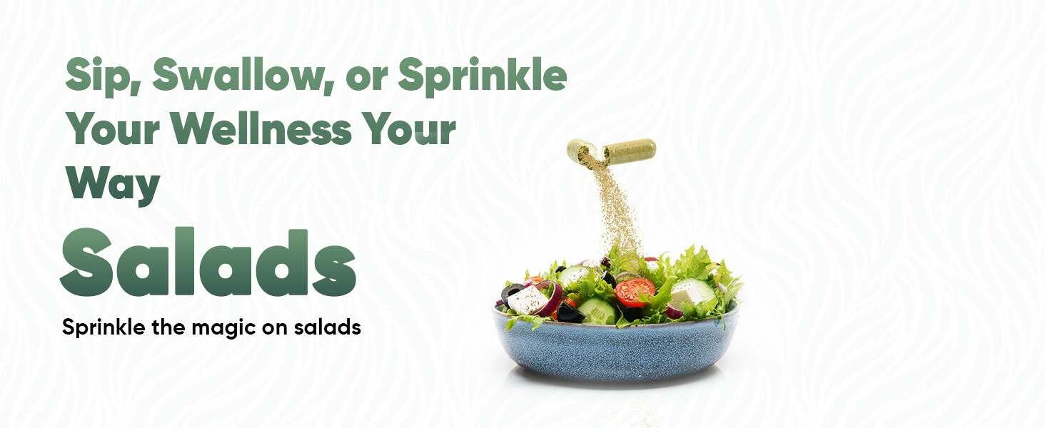 Salads: Sprinkle the magic on salads