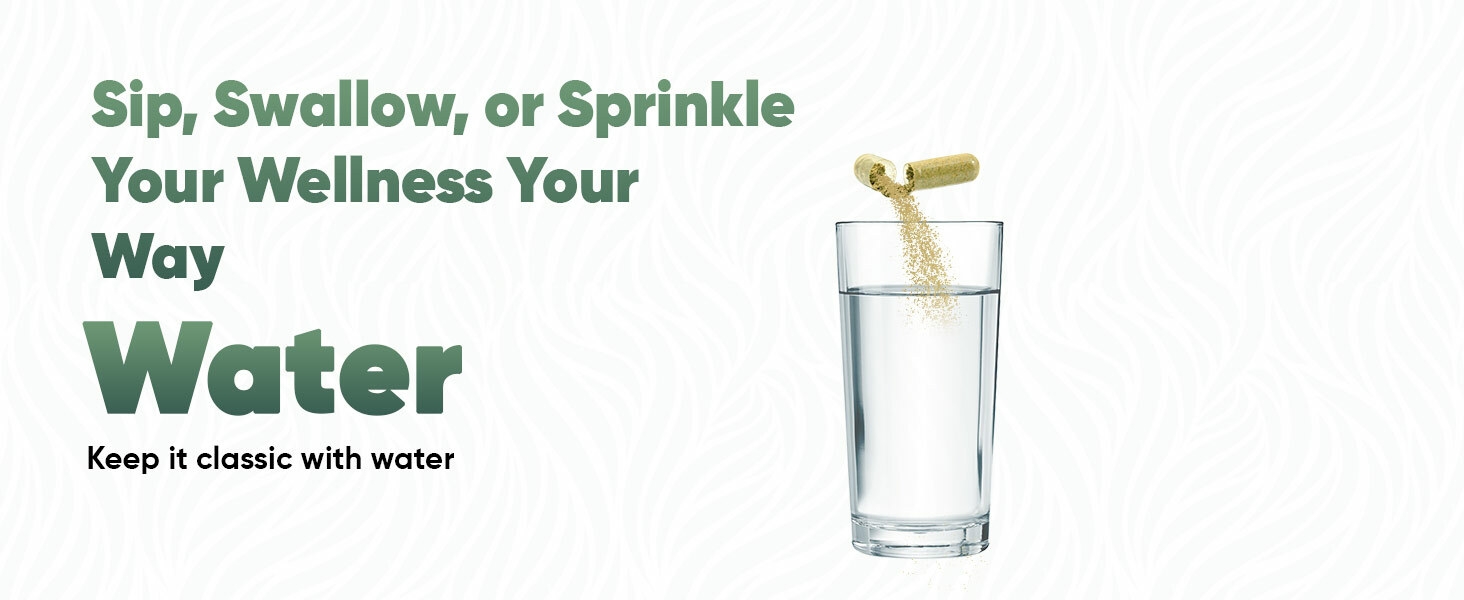 Water: Keep it classic with water