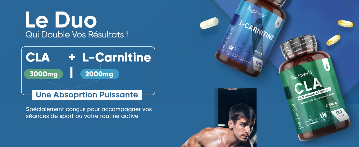 l carnitine et cla le duo pour vos obejctifs sportifs
