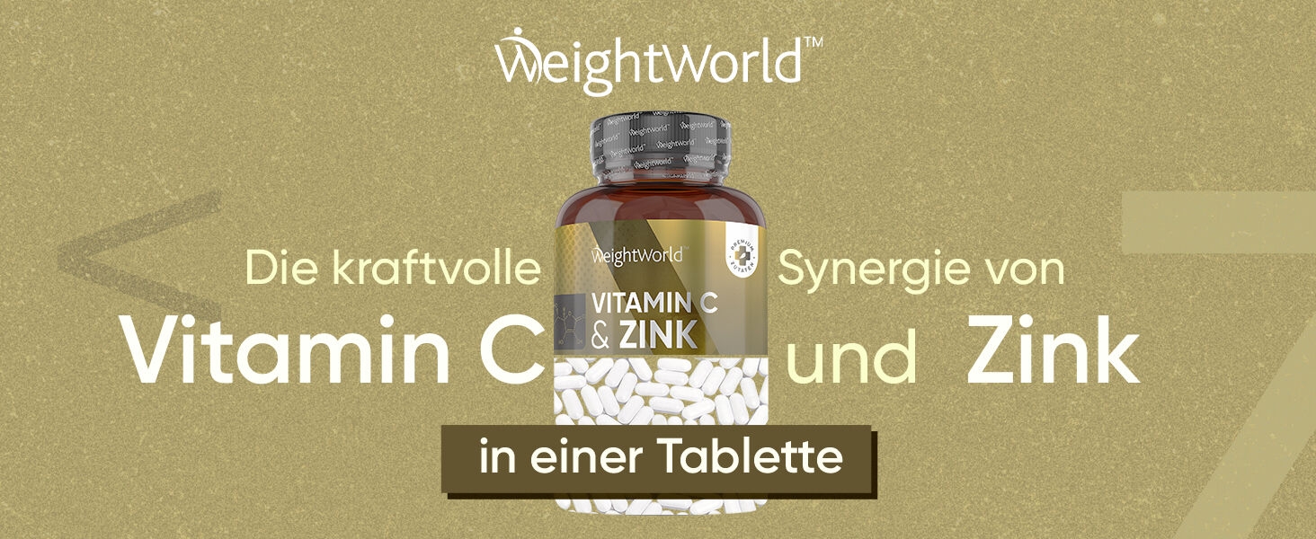 Kalzium Zink Tabletten von WeightWorld kraftvolle Synergie essentielle Vitamine und Mineralstoffe