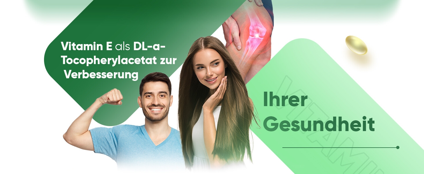 Vitamin E als DL-a-Tocopherylacetat zur Verbesserung Ihrer Gesundheit