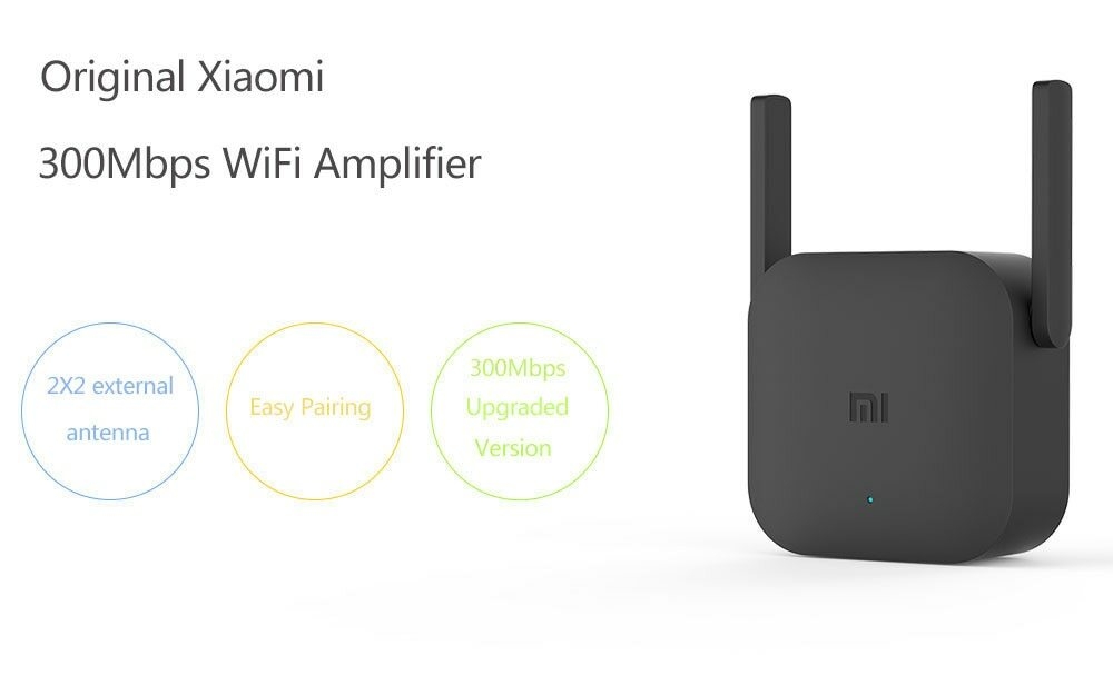 Ori ginal Xiaomi Pro 300M WiFi Ro uter Amplifier Repeater Signal Cover Extender Roteador 2 Wireless Ro uter Repetidor Mi repeater (1)