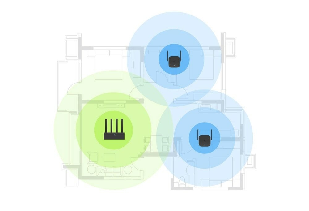 Ori ginal Xiaomi Pro 300M WiFi Ro uter Amplifier Repeater Signal Cover Extender Roteador 2 Wireless Ro uter Repetidor Mi repeater (3)
