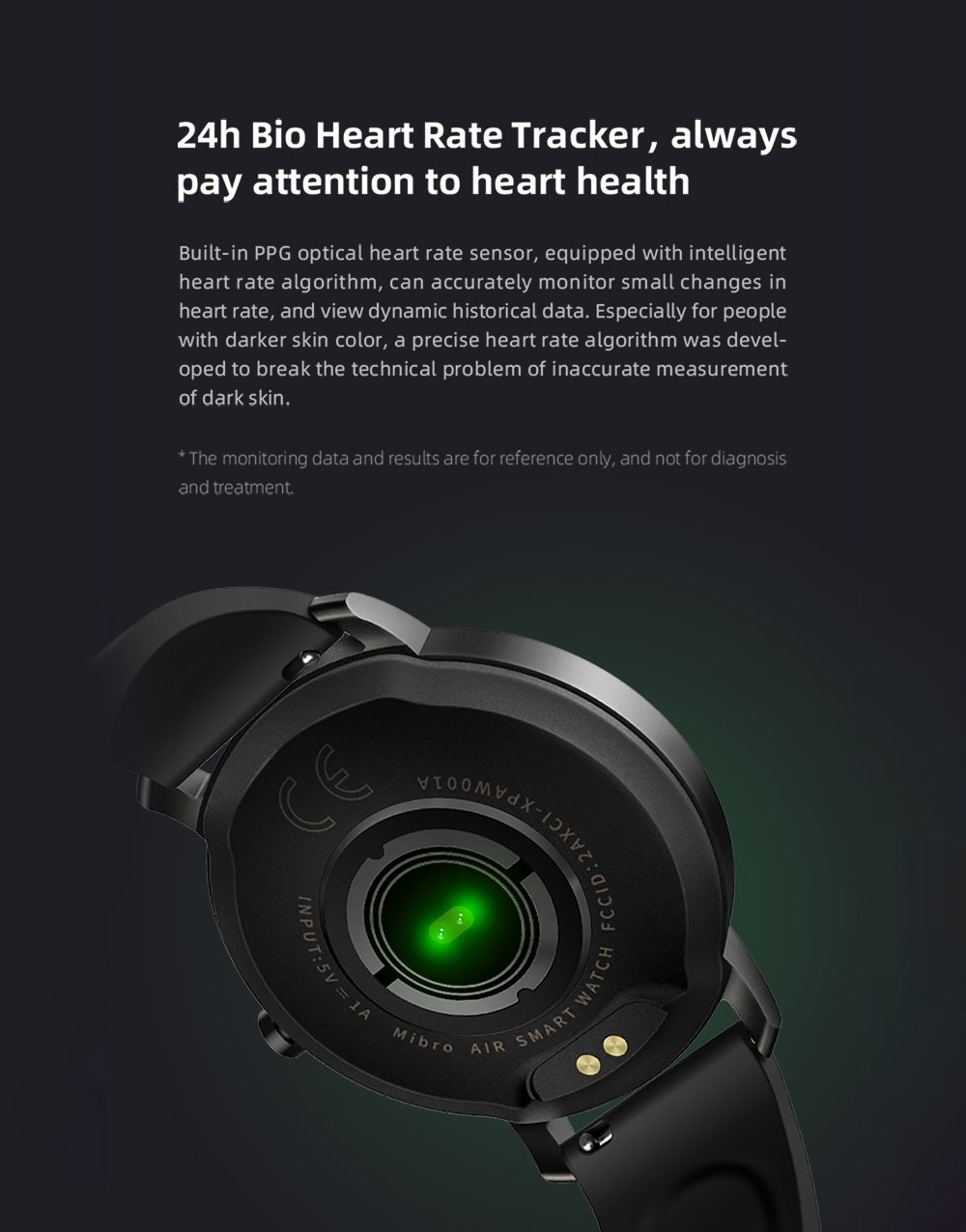 Mibro Air Smart Watch - Black Mibro Air Smart Watch - Black