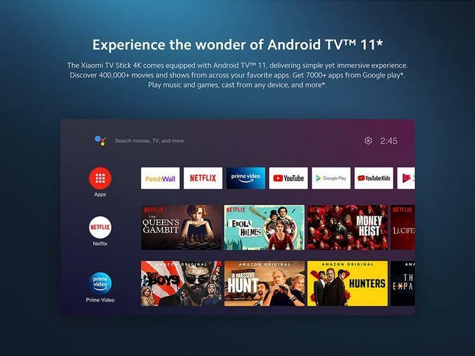 Xiaomi Mi TV Stick avec prise en charge 4K, Google Assistant, Chromecast et Android TV 11 à bord se vend 58 $ - gagadget.com