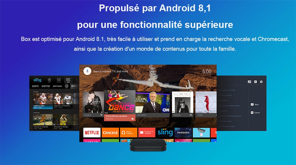 XIAOMI Mi Box S Avec Android TV, Miracast, 4K Et Assistant Google à  Distance (Version Internationale Officielle De La Mi Box 4)