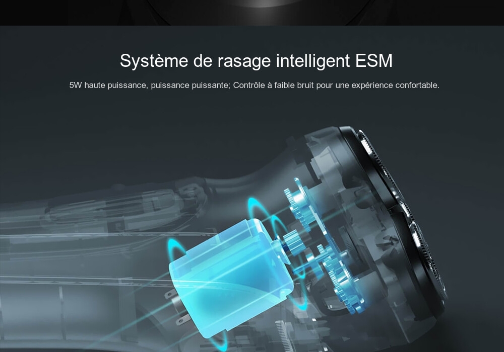ENCHEN Rasoir Electrique Intelligent Anti-serrage de Xiaomi You Pin- Noir ENCHEN Rasoir Electrique Intelligent Anti-serrage de Xiaomi You Pin- Noir