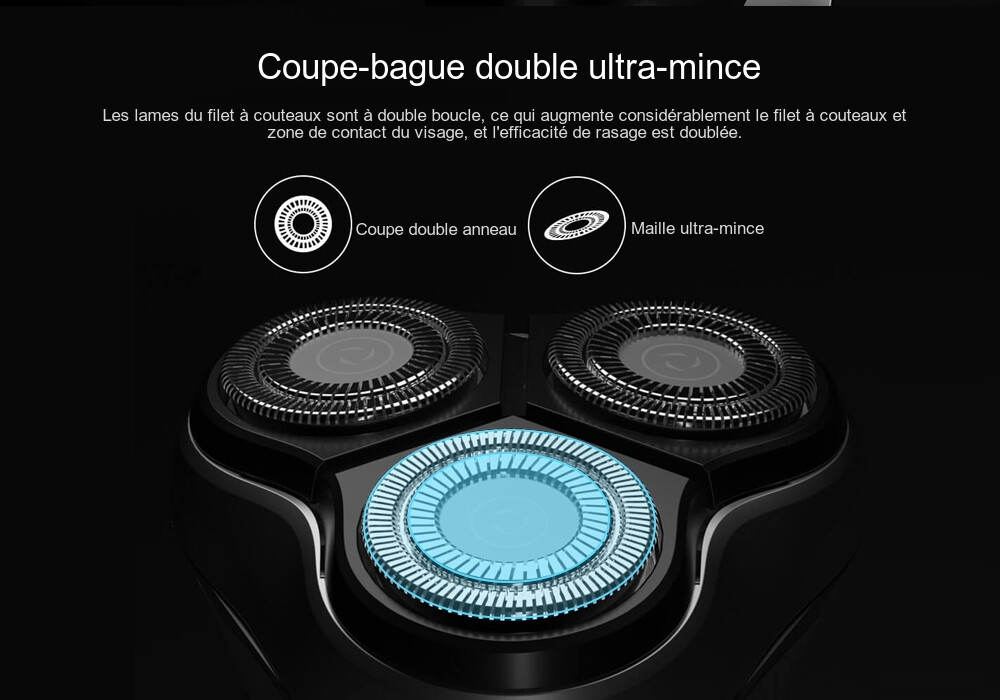 ENCHEN Rasoir Electrique Intelligent Anti-serrage de Xiaomi You Pin- Noir ENCHEN Rasoir Electrique Intelligent Anti-serrage de Xiaomi You Pin- Noir