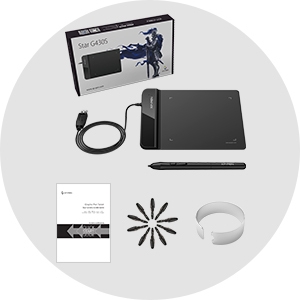 xp pen tablette graphique à dessin G430S tablette tactile pallette dessin OSU art digital numérique