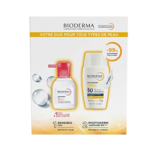 Photoderm Xdefense Ultra Fluide Invisible+sensibio H2O 100ML Pack