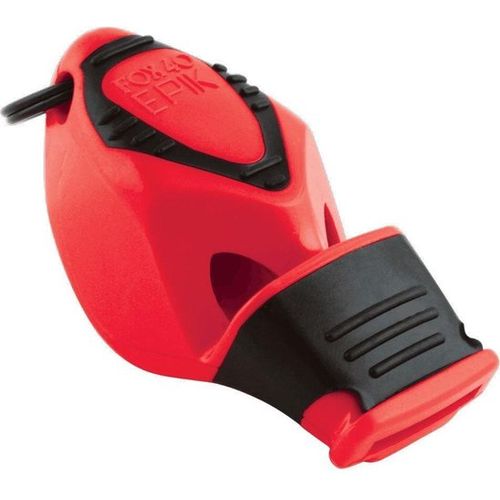 Sifflet darbitre pro avec cordon professionnel original - Rouge
