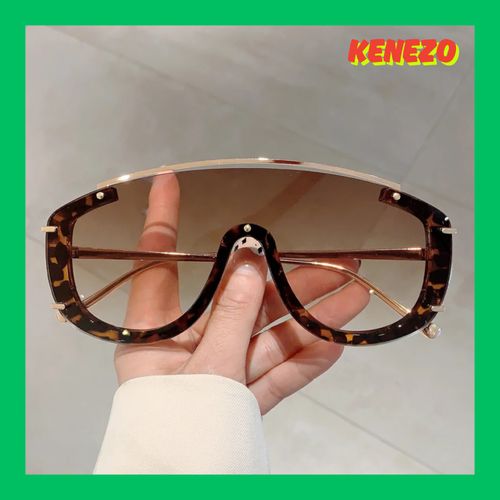 lunettes de soleil élégant dégradé Sports de plein air nuances de luxe en métal conception surdimensionné hommes lunettes de soleil