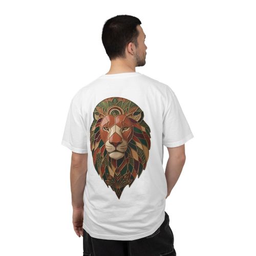 Maillot مغرب T-shirt Premium Maroc 100% Coton Unisexe Blanc