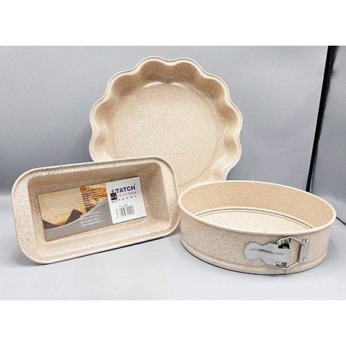 Pack 3 pièces Moule A Cake En Granit