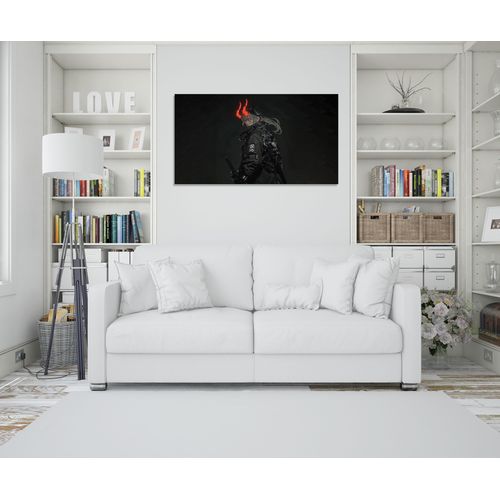 Tableau decoratif Anime Girl Horn - Mural - taille en choix