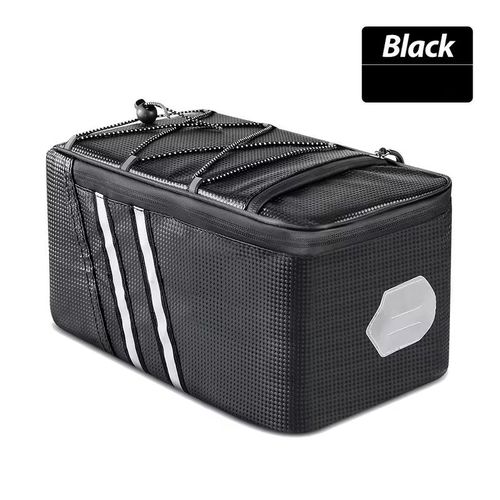 Sac Arrière de Vélo 8L Grande Capacité - Sac Porte bagage avec Compartiment de Rangement, Multiples Poches, Organisateur Durable pour Accessoires de Cyclisme