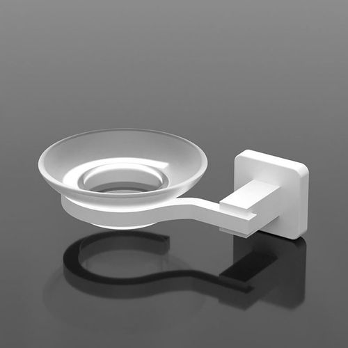 Porte-savon en aluminium,Blanc