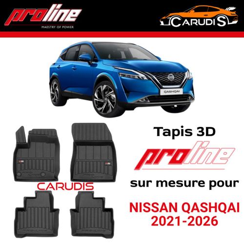 Tapis 3D de luxe Nissan Qashqai III sur mesure exacte sans odeur imperméable