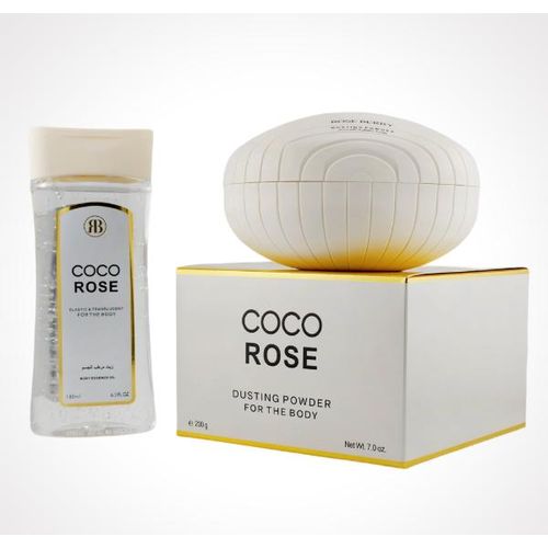 Cose Rose Poudre Parfumée pour le corps 200gBody Gel Oil 180ml