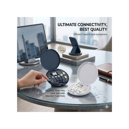 Adaptateur USB-C vers USB OTG – Kit Multifonction 60W avec Boîte Compacte pour Téléphone et Charge