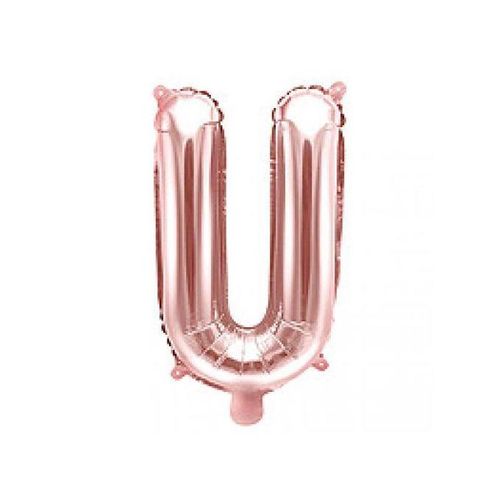 Ballon lettre U Rose Gold /décoration Anniversaire