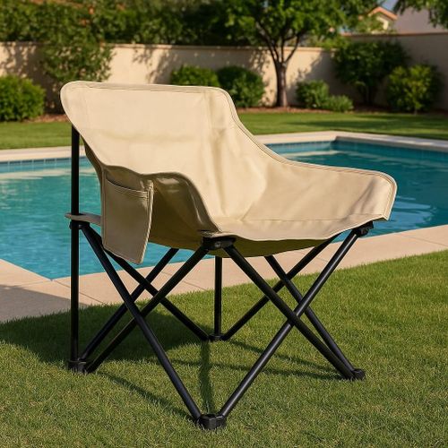 Chaise longue pliante confortable et légère - idéale pour les jardins et les piscines