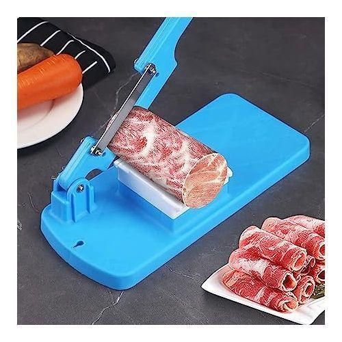 Trancheuse de table multifonctionnelle, machine à découper la viande congelée, coupe-rouleaux de boeuf, coupe-herbe, coupe-mouton, coupe-viande, coupe-légumes, outils de cuisine