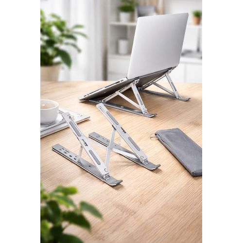 Support Ordinateur Portable Réglable en Aluminium – Pliable et Ergonomique