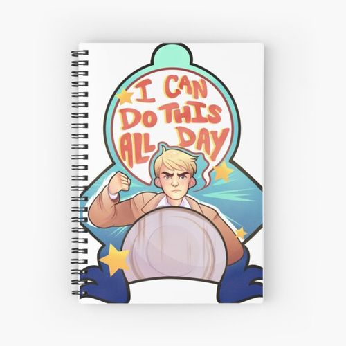 I Can Do This All Day Spiral Notebook Bloc note