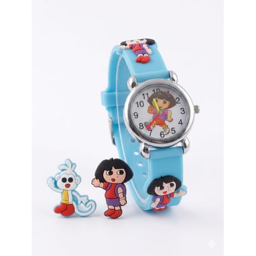 Montre Enfant Dora Bleue – Coloré et Bracelet Confortable