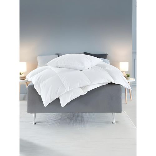 Couette - Plumes de canard - Chaude et confortable - Blanche, 240x220 cm