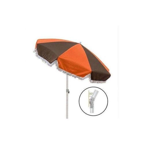 Parasol de plage inclinable