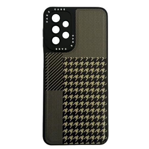 Coque souple et solide motif carbone texture pour Samsung Galaxy A23