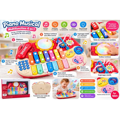 Multifunction Musical Piano – Piano éducatif musical multifonction