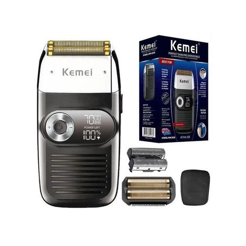 km 2026 Rasoir électrique rechargeable coupe-barbe des hommes