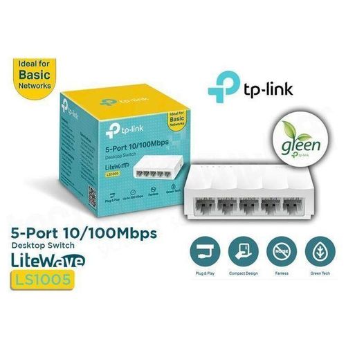 Réseau Instantané : Switch de Bureau TP-Link 5 Ports (Plug & Play)