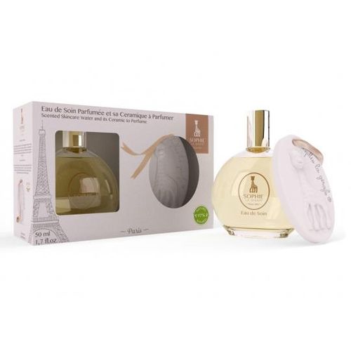 Coffret Eau de Soin Parfumée 50 ML SOPHIE LA GIRAFE + Céramique