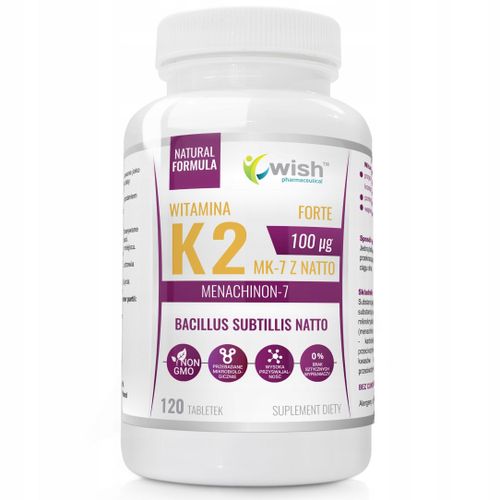 Vitamin K2 MK-7 100 mcg – 120 Tabs – Santé Osseuse
