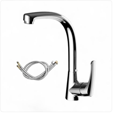 حنفية خلاط المطبخ مع صنبور مرن دوار باللون الأسود المطفي حنفية مطبخ سوداء