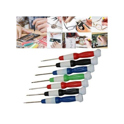 Kit de Réparation d'Appareils Électroniques, 7 Tournevis de Précision pour Ordinateurs et Smartphones