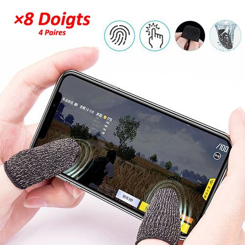 8× PUBG Controleur Doigt Tactile Free Fire, Gant Anti Transpiration Anti Sueur